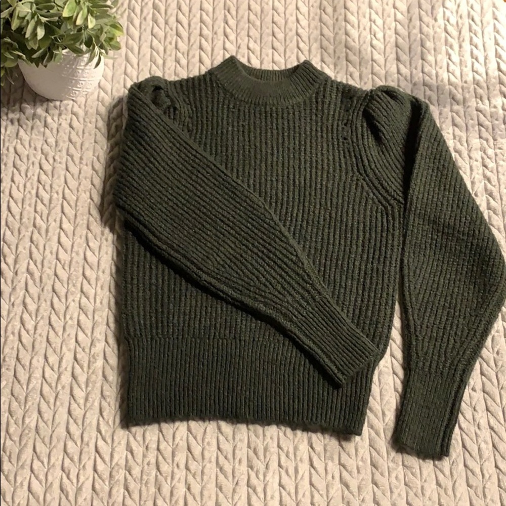 Green sweater